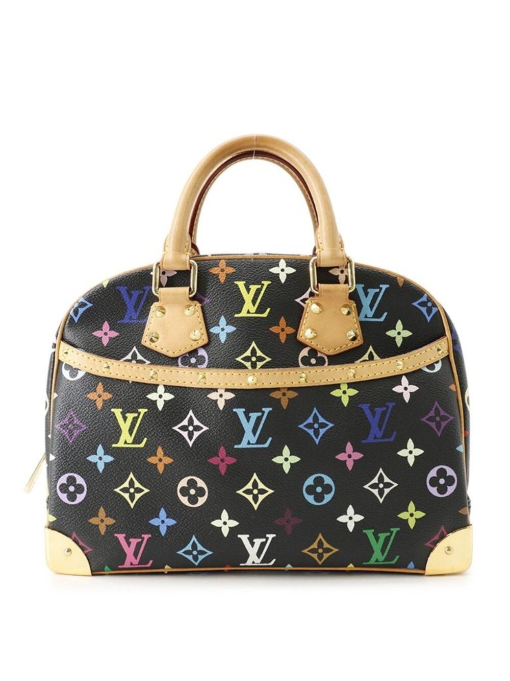 Louis Vuitton Handbag Monogram Multicolor Tourville Black